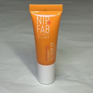 NIP+FAB Vitamin C Fix Eye Cream 10% Illuminate Eclairer 0.13 oz/4 ml Travel Size